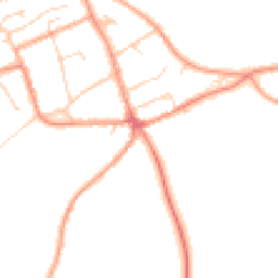 Daytime road noise heatmap for MK17 8PA