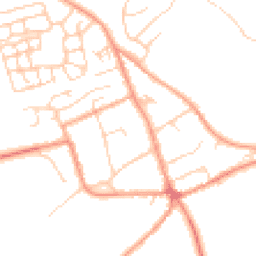 Daytime road noise heatmap for MK17 8PD
