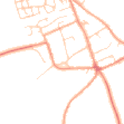 Daytime road noise heatmap for MK17 8QQ