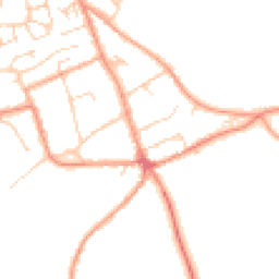 Daytime road noise heatmap for MK17 8RF