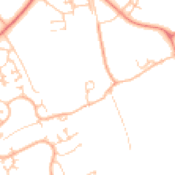 Daytime road noise heatmap for MK17 8RP