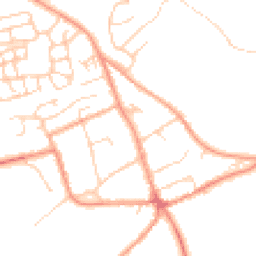 Daytime road noise heatmap for MK17 8RW