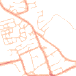 Daytime road noise heatmap for MK17 8RX