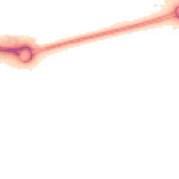 Night-time road noise heatmap for MK17 8SE