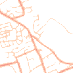 Daytime road noise heatmap for MK17 8SJ