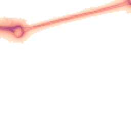 Night-time road noise heatmap for MK17 8SW