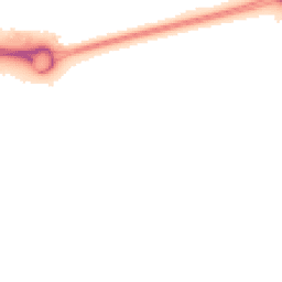Night-time road noise heatmap for MK17 8TU