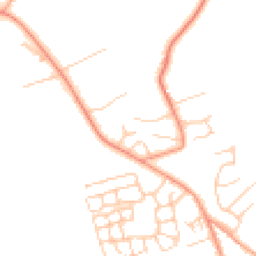 Daytime road noise heatmap for MK17 8UB
