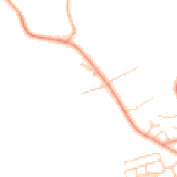 Daytime road noise heatmap for MK17 8UG