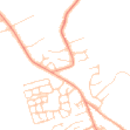 Daytime road noise heatmap for MK17 8UW