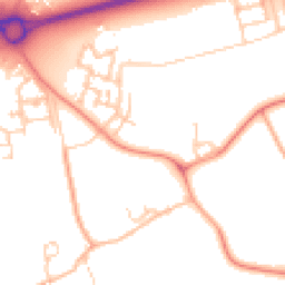 Daytime road noise heatmap for MK17 8WZ