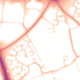 Daytime road noise heatmap for MK17 8XB