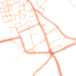Daytime road noise heatmap for MK17 8XD