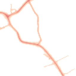 Daytime road noise heatmap for MK17 8XR