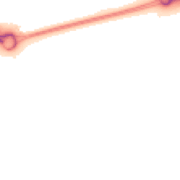 Night-time road noise heatmap for MK17 8YB