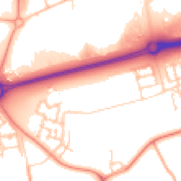 Daytime road noise heatmap for MK17 8YG