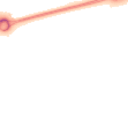 Night-time road noise heatmap for MK17 8YJ