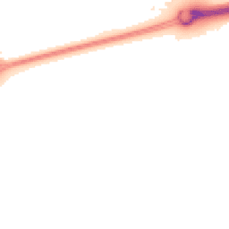 Night-time road noise heatmap for MK17 8YR