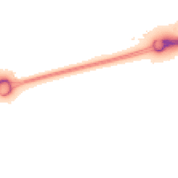 Night-time road noise heatmap for MK17 8ZF