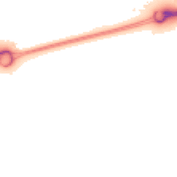 Night-time road noise heatmap for MK17 8ZY