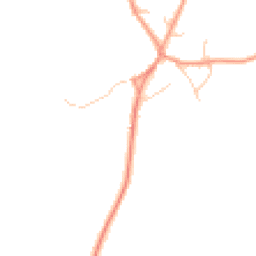 Daytime road noise heatmap for MK17 9AH