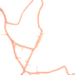Daytime road noise heatmap for MK17 9AT
