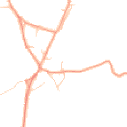 Daytime road noise heatmap for MK17 9AW