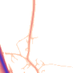 Daytime road noise heatmap for MK17 9BS