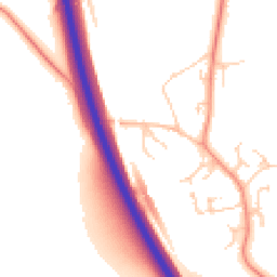 Daytime road noise heatmap for MK17 9DH