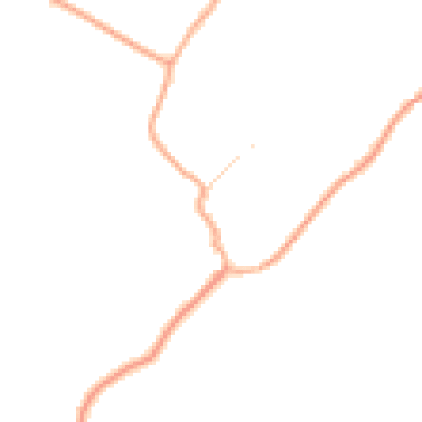 Daytime road noise heatmap for MK17 9DL