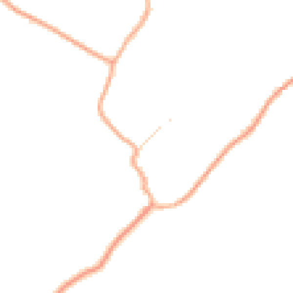 Daytime road noise heatmap for MK17 9DT