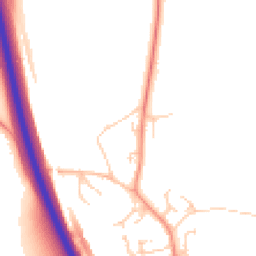 Daytime road noise heatmap for MK17 9EU