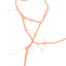 Daytime road noise heatmap for MK17 9FA