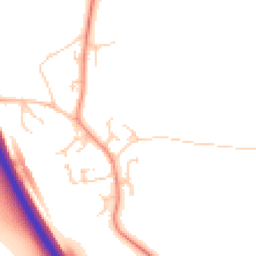 Daytime road noise heatmap for MK17 9FQ