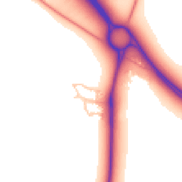 Daytime road noise heatmap for MK17 9GB