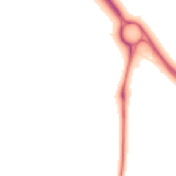 Night-time road noise heatmap for MK17 9GF