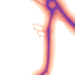 Daytime road noise heatmap for MK17 9GG