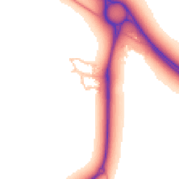 Daytime road noise heatmap for MK17 9GJ