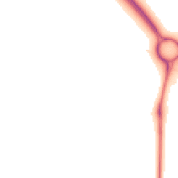 Night-time road noise heatmap for MK17 9GR