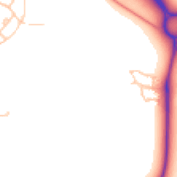 Daytime road noise heatmap for MK17 9GT
