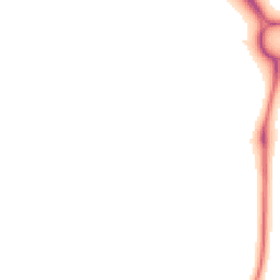 Night-time road noise heatmap for MK17 9GT