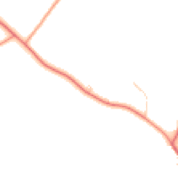 Daytime road noise heatmap for MK17 9HX