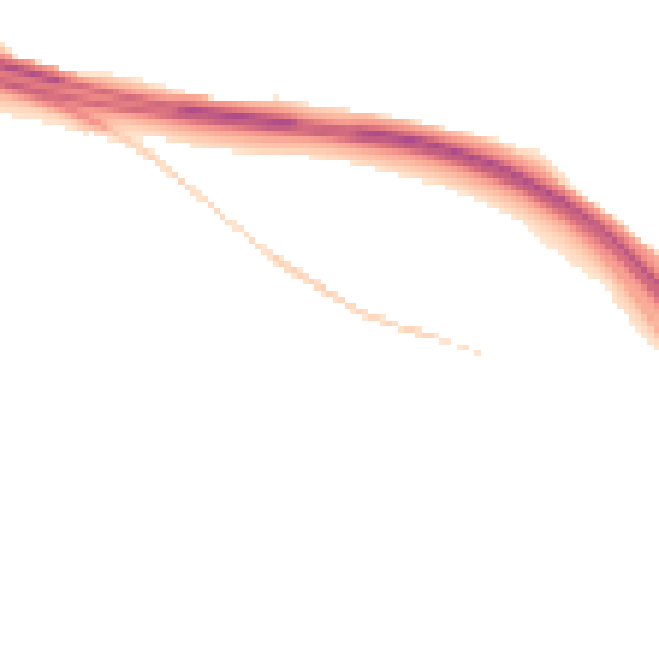 Night-time road noise heatmap for MK17 9LN