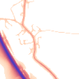 Daytime road noise heatmap for MK17 9LW