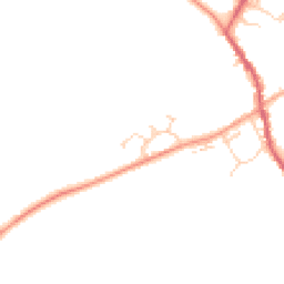 Daytime road noise heatmap for MK17 9PL