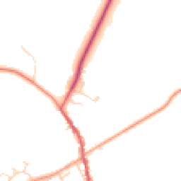 Daytime road noise heatmap for MK17 9QF