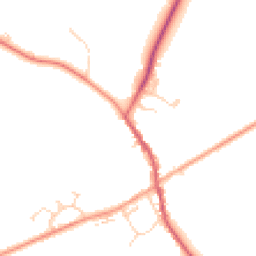 Daytime road noise heatmap for MK17 9QH
