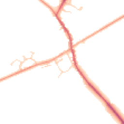 Daytime road noise heatmap for MK17 9QR