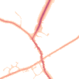 Daytime road noise heatmap for MK17 9QX