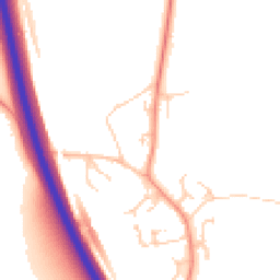 Daytime road noise heatmap for MK17 9RQ